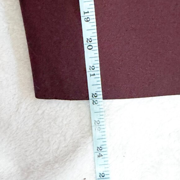 Reiss Freya Tailored Pencil Skirt Wool Berry Maroon Burgundy Women's Size 2 - Picture 6 of 13